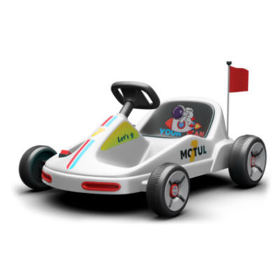 2024 Ride On Toy 2.4G Remote Control Kart с дисплеем мощности и регулировкой громкости