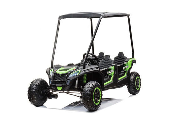 24В батарея 4х4 Пластиковый UTV Четырехместный детский электромобиль с Carport 4-wheeler