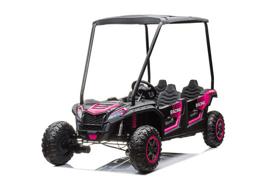 24В батарея 4х4 Пластиковый UTV Четырехместный детский электромобиль с Carport 4-wheeler