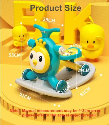 Многофункциональный детский розовый скутер с функцией ходьбы и дизайном колеса