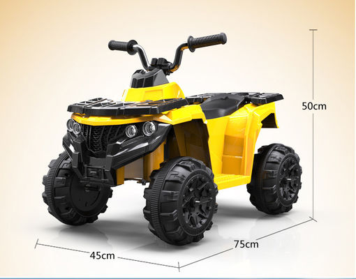 6v ATV пляжный автомобиль с фары перезаряжаемый электрический проезд на машине для детей 2-6 лет