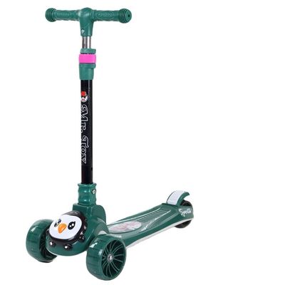 3 PU колеса LED Baby Kick Scooter Продажа для детей Функция музыкальное освещение с одним щелчком мыши складывание