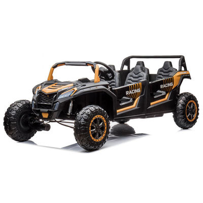 Дистанционное управление 24v UTV 4 места езда на автомобилях для взрослых и детей в красно-розовом цвете
